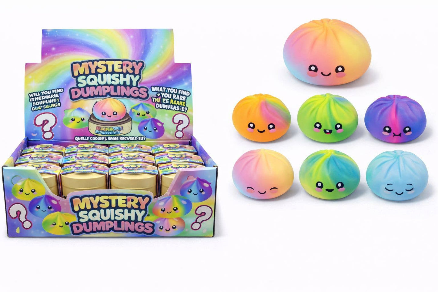 Tie Dye Squishy Dumpling