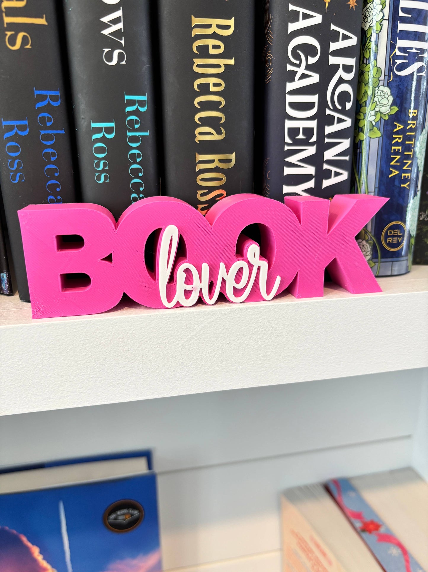 Book Lover Sign: Red