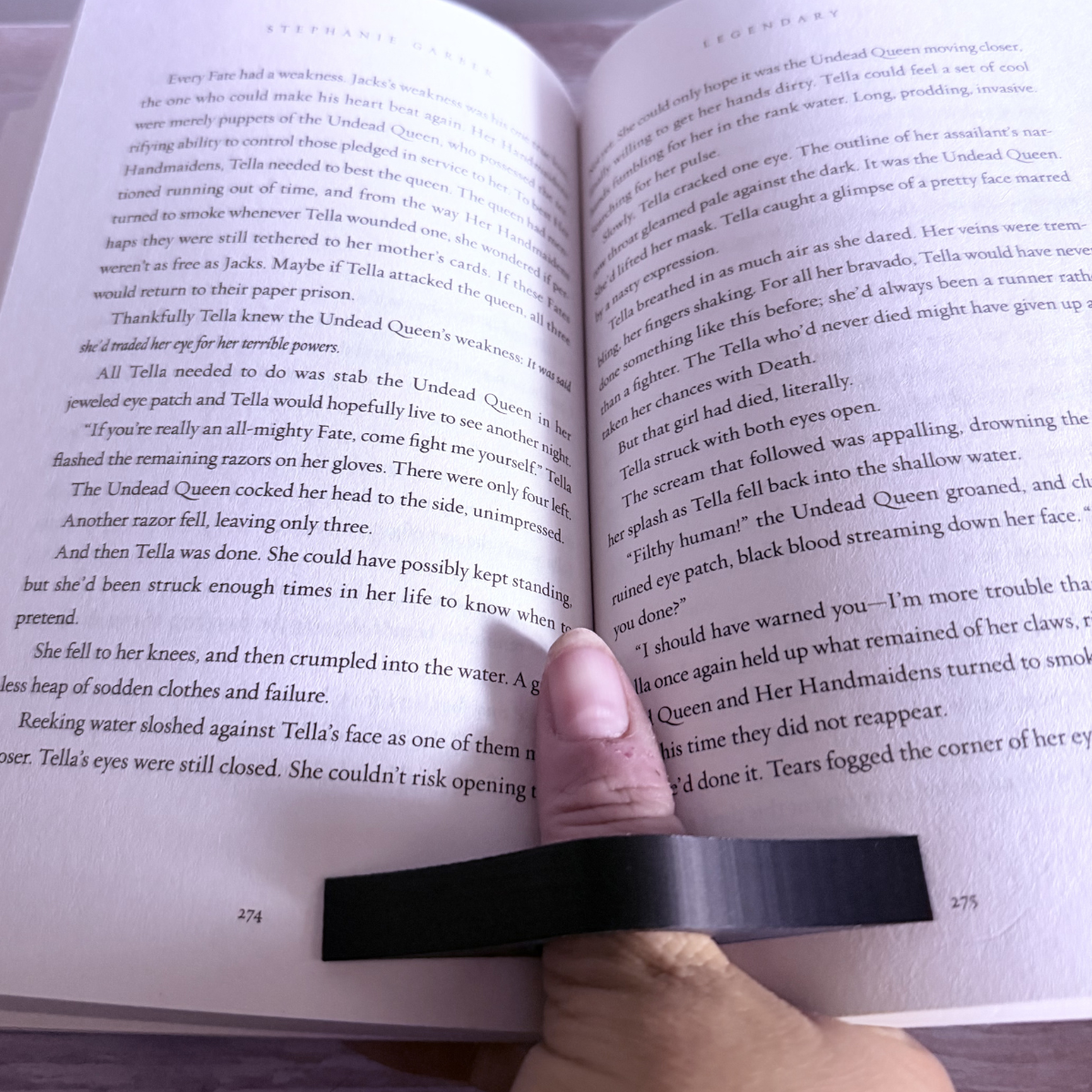 Thumb Page Holder for Reading