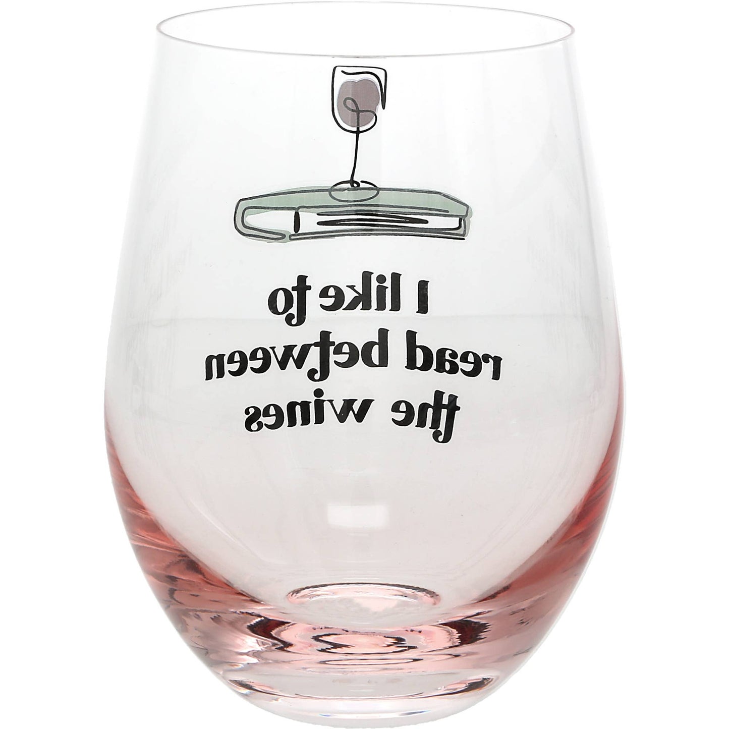 Between the Wines - 18 oz Stemless Wine Glass