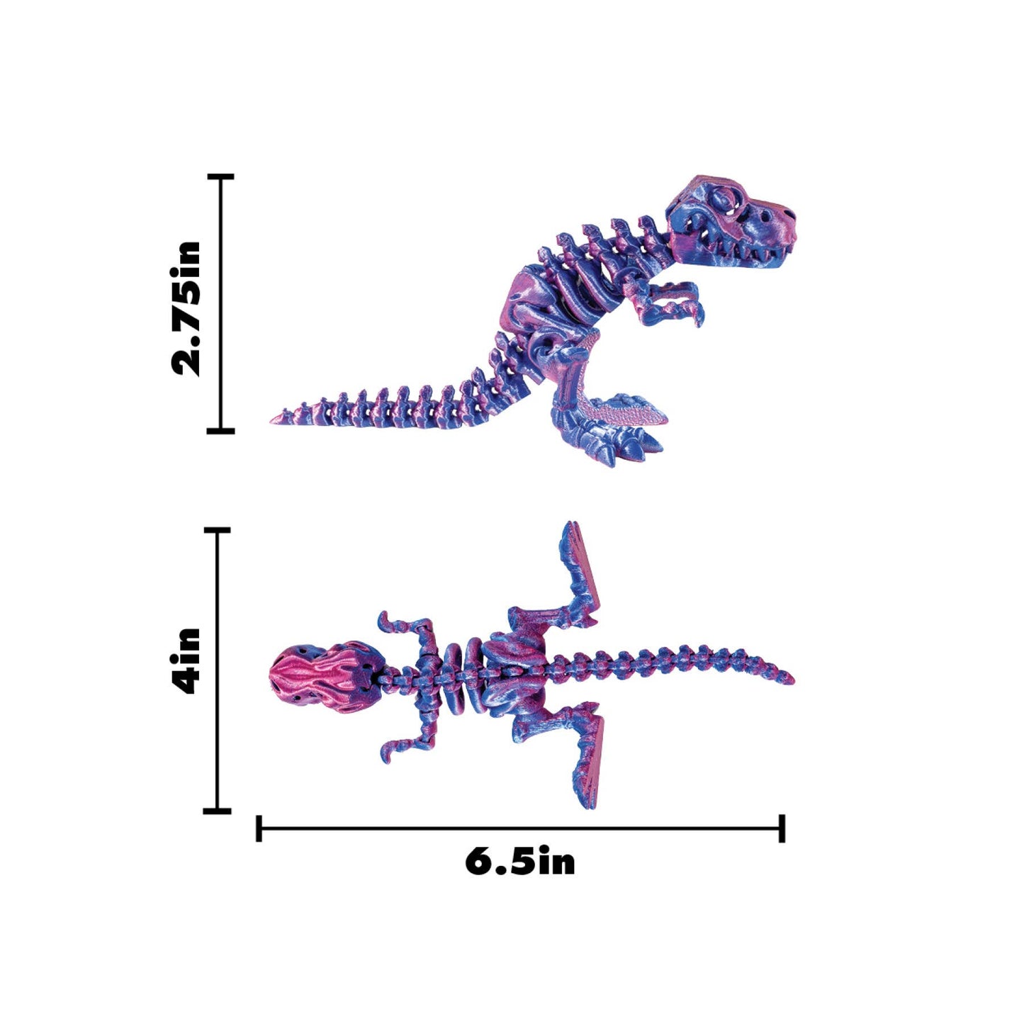 3D PRINTED DINOSAURS 12/BOX
