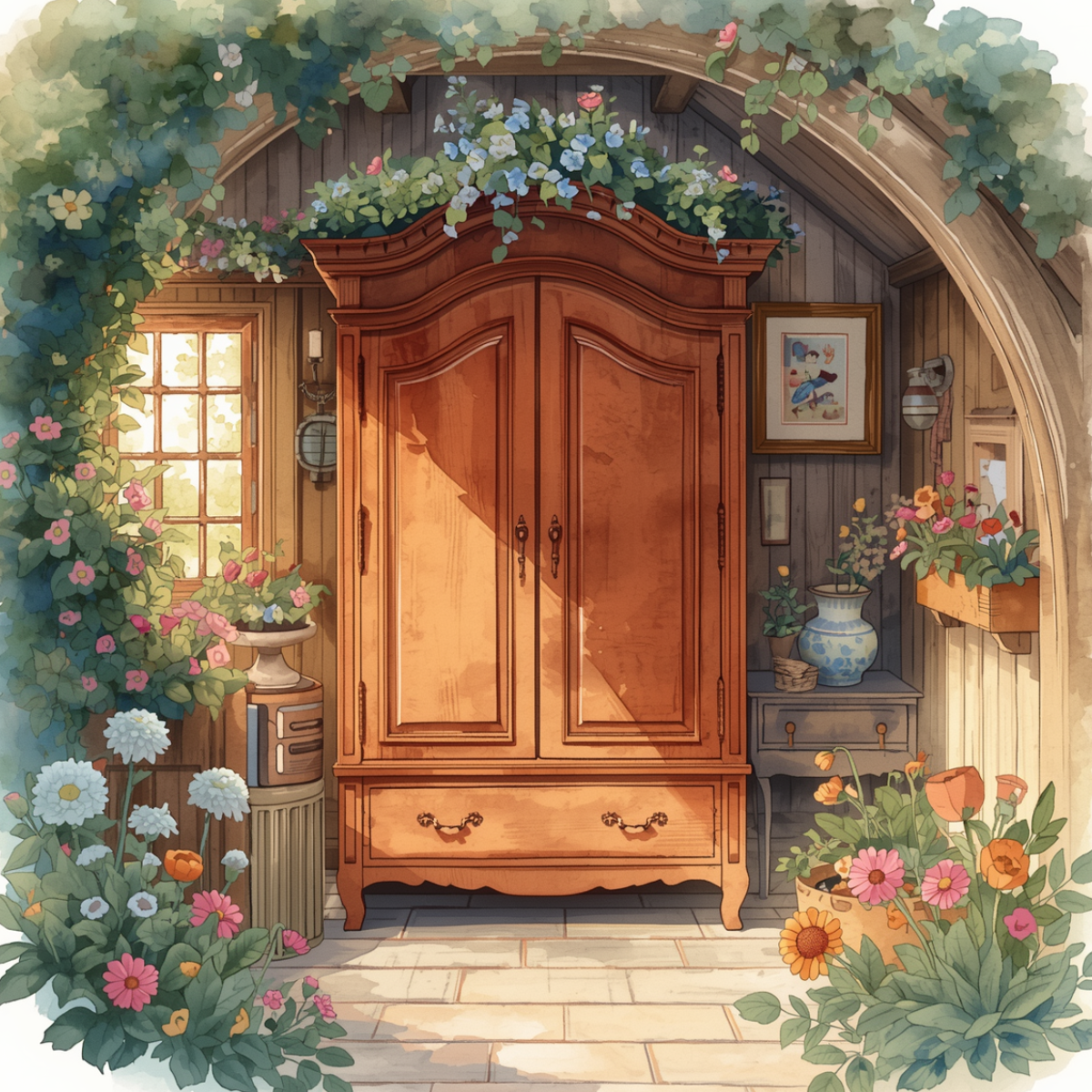 Mahogany Cabinet