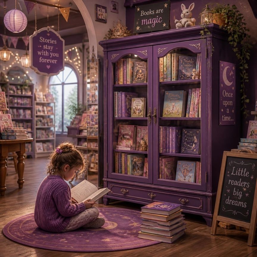 Periwinkle Cabinet