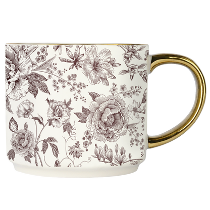 Brown Delft Coffee Mug - Fall Decor & Gifts