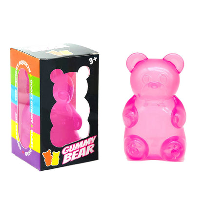 Gummy bear cute cat  Squishy fidget Toy Stress Relief Toy: Bunny / Blue