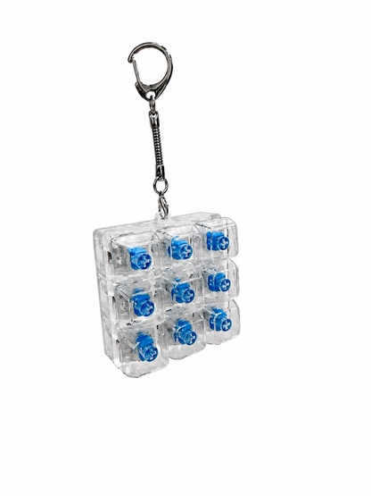 Light Up Keyboard Clicker Keychain MSKK1
