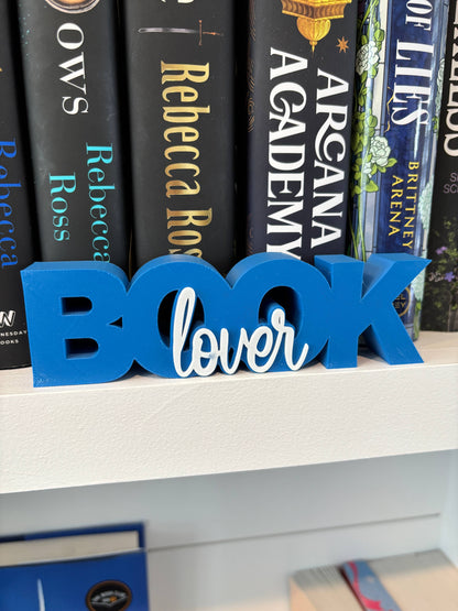 Book Lover Sign: Red