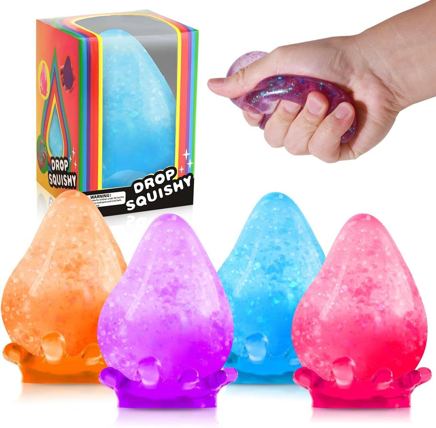 Gumdrop Textured Sensory Toy squishy fidget toy: Purple / Gumdrop