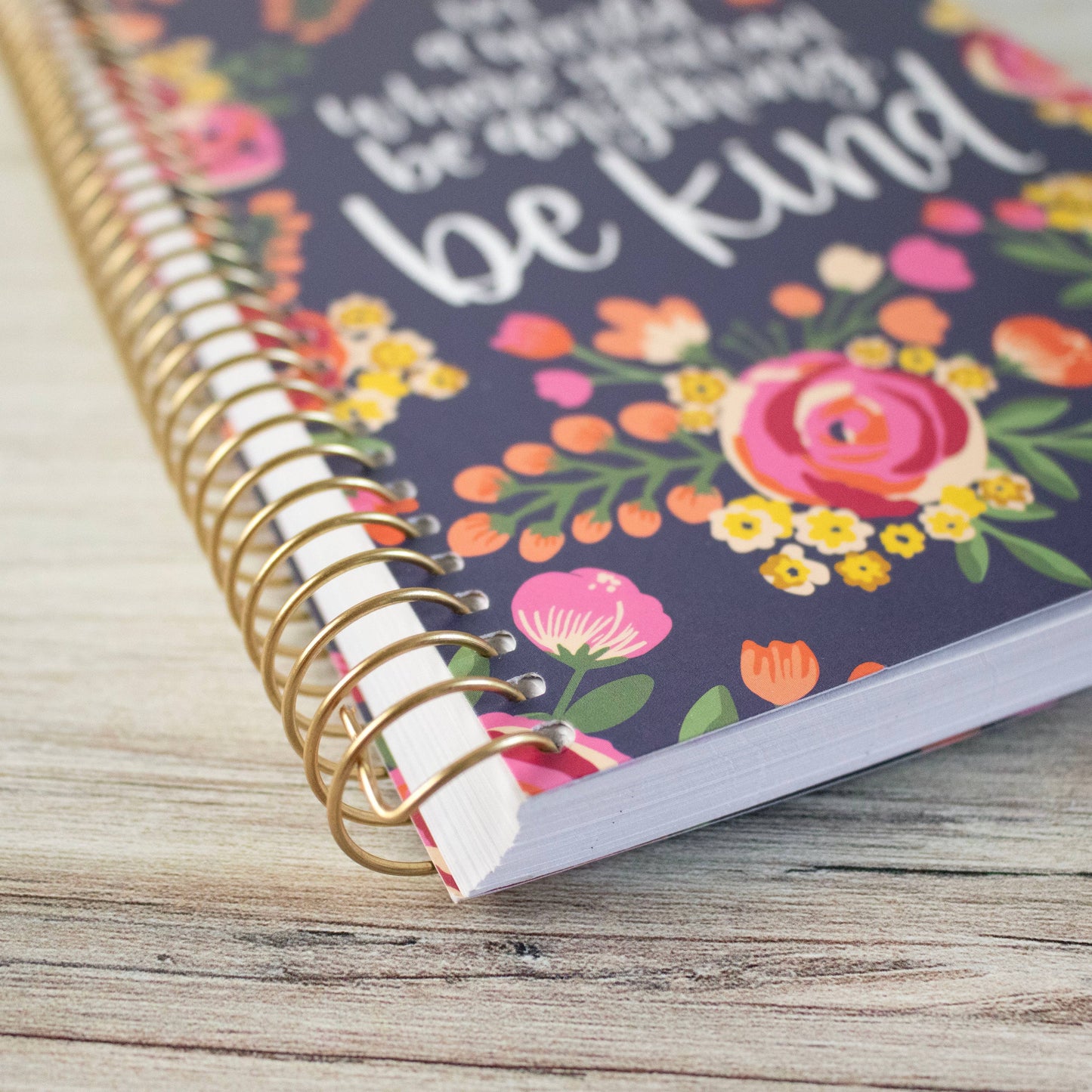 Undated Planner - 5" x 8" size: Be Kind