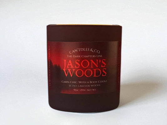 Jason’s Woods – Moss & Cedar Candle | Friday the 13th Inspired | Dark Chapters Collection