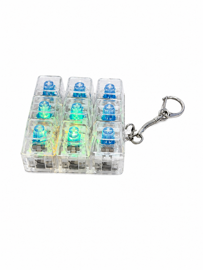 Light Up Keyboard Clicker Keychain MSKK1