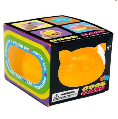 Gummy bear cute cat  Squishy fidget Toy Stress Relief Toy: Bunny / Blue