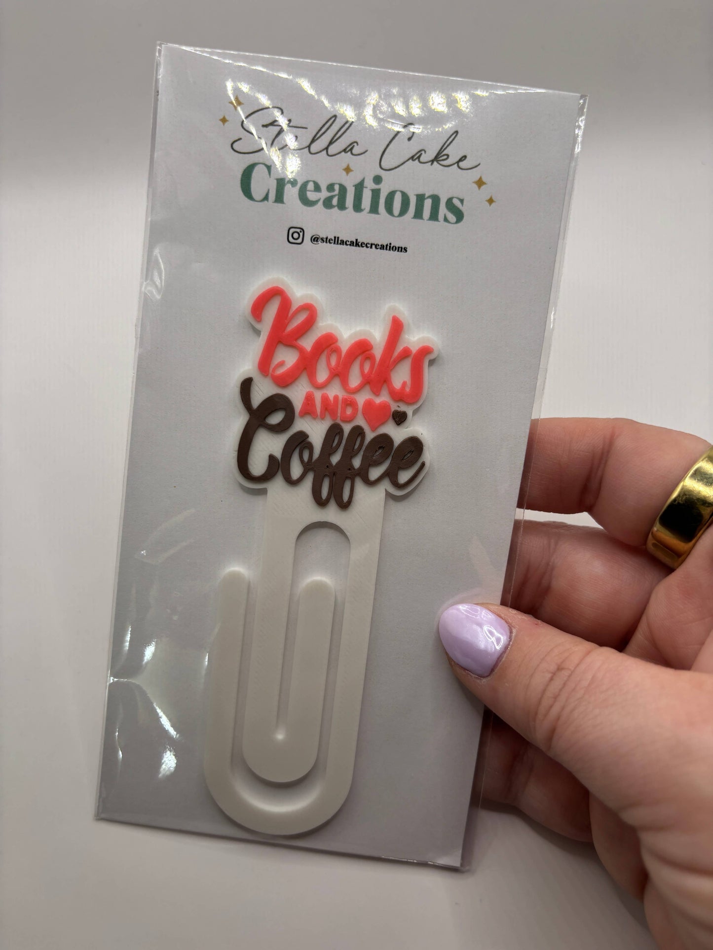 Books and Coffee Bookmark