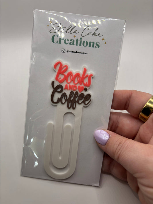 Books and Coffee Bookmark