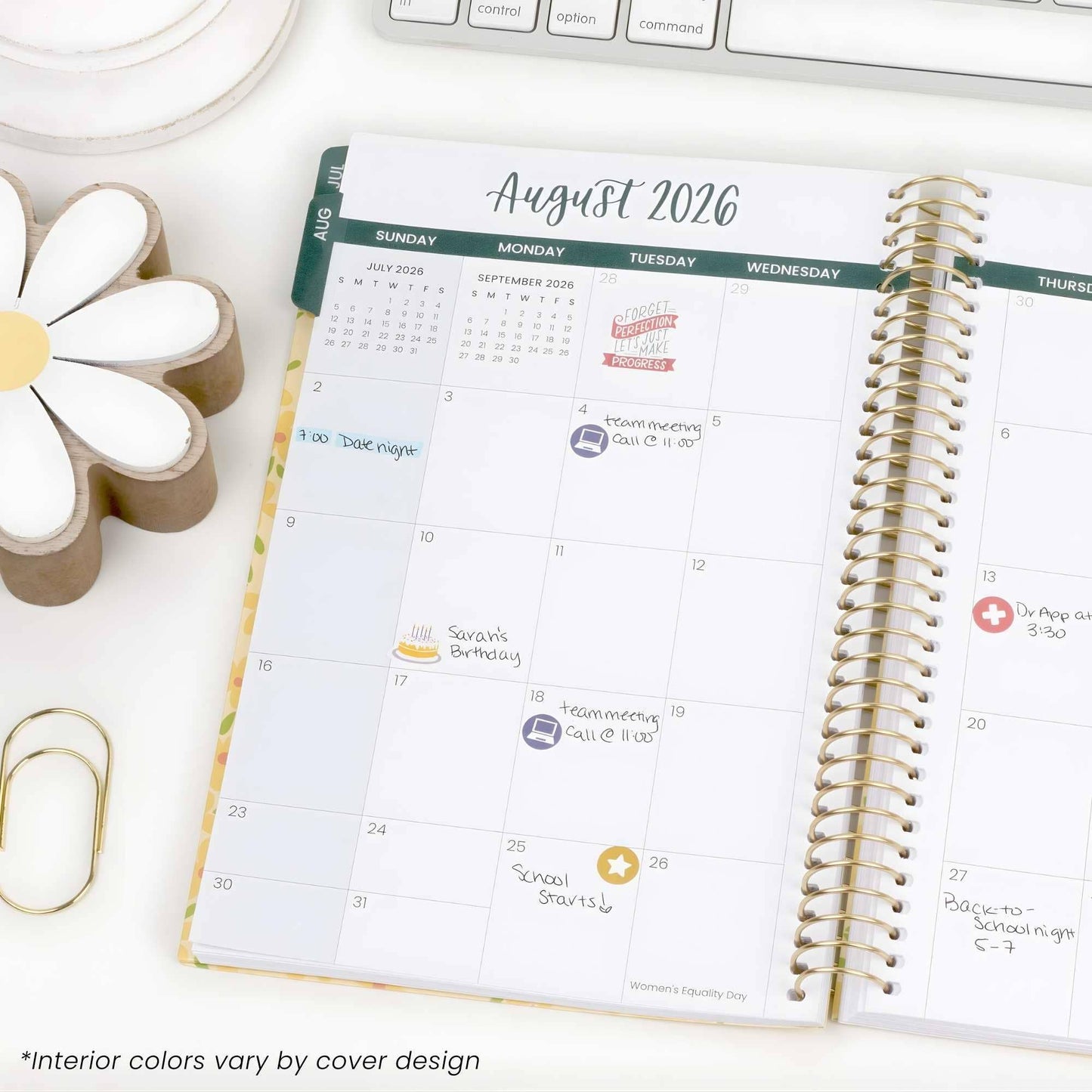2026-2027 Soft Cover Academic Planner - 5" x 8" size: Coastal Calm