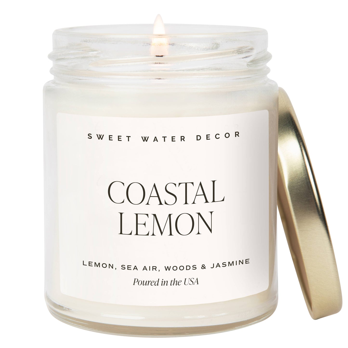 Coastal Lemon 9 oz Soy Candle