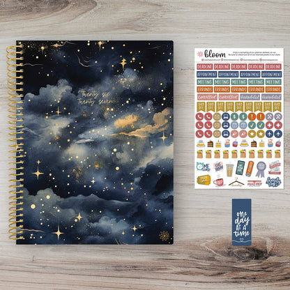 2026-27 Soft Cover Academic Planner, 8.5x11 Size: Midnight Sky