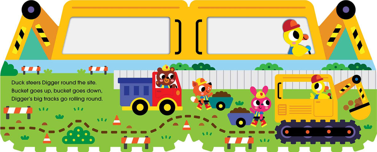 Digger's Busy Day by: Board Books; 8 pages / English