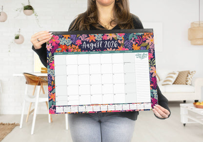 2026-27 Academic Desk & Wall Calendar - 21" x 16": Seasonal