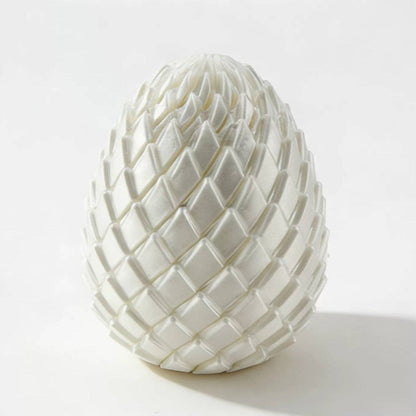 3D Printed Dragon Egg Twisty Fidget Toy Stress-Relief Toy: Aurora Red & Blue