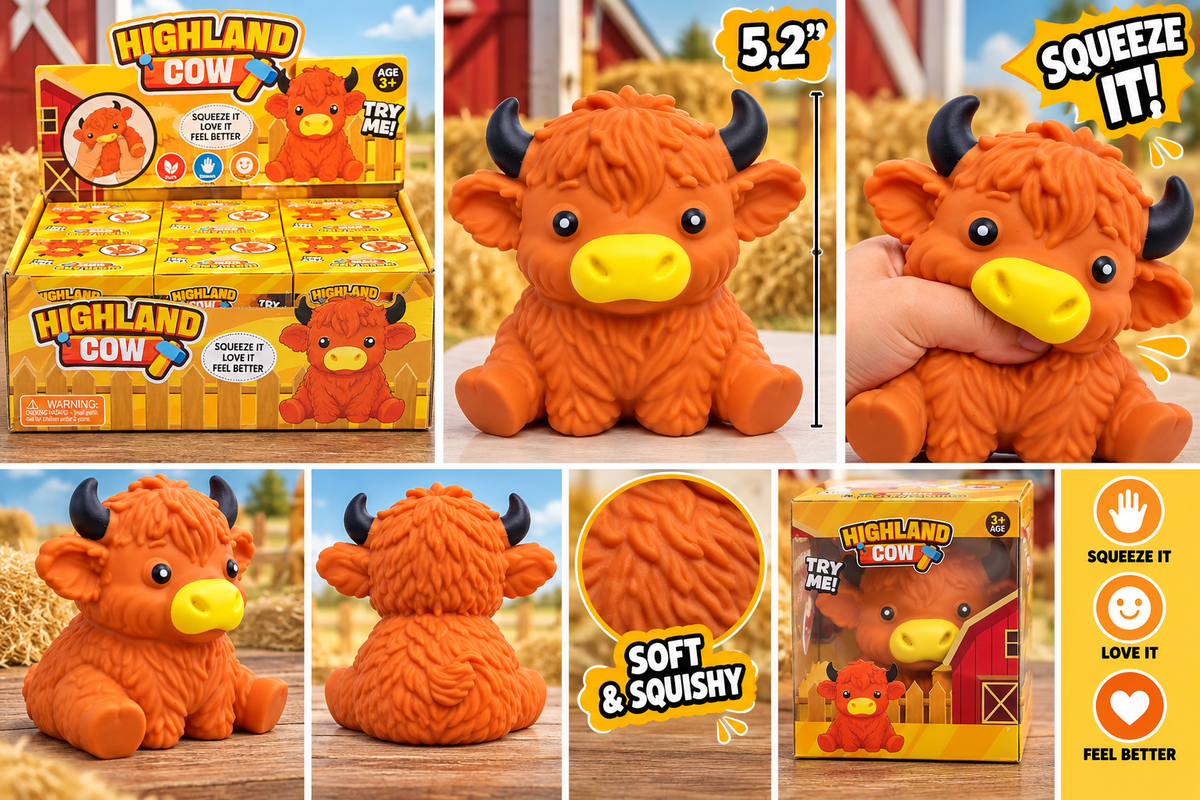 Highland Cow Squishy