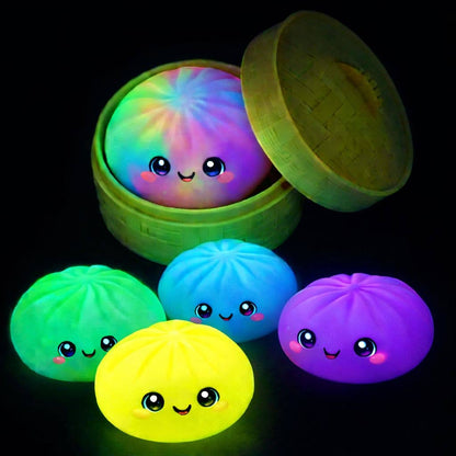 IN STOCK USA - Mystery Squishy Dumpling - Glow in the Dark