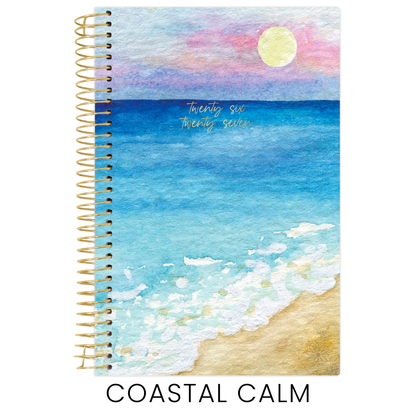 2026-2027 Soft Cover Academic Planner - 5" x 8" size: Coastal Calm