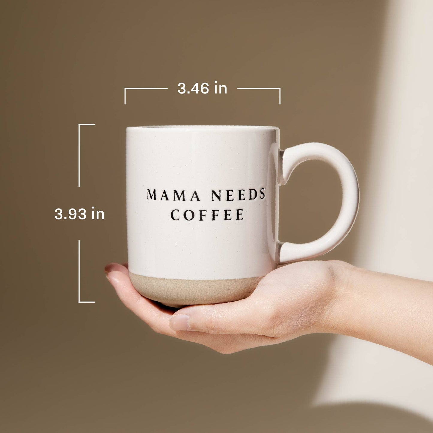 Floral Stoneware Coffee Mug - Spring Decor & Gifts