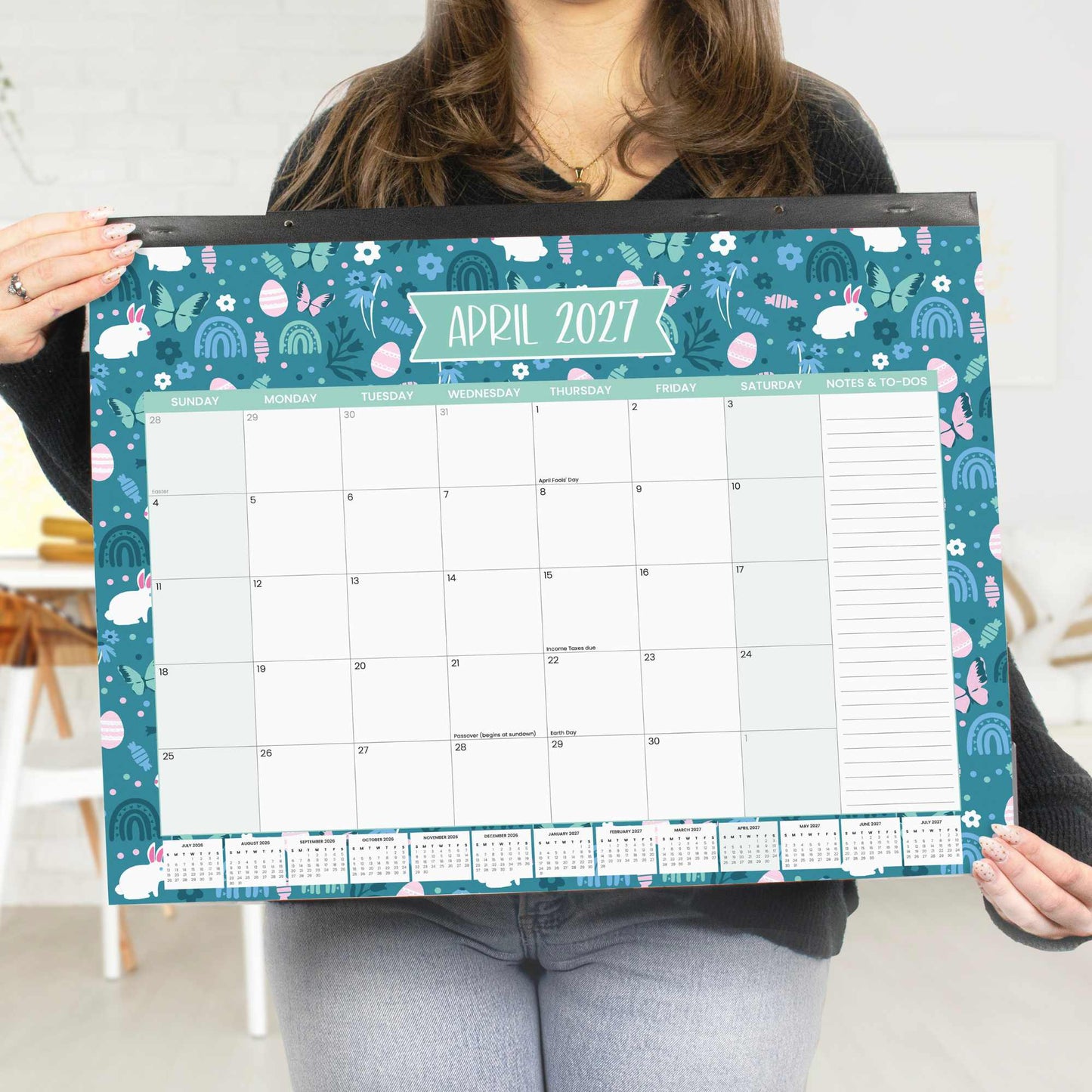 2026-27 Academic Desk & Wall Calendar - 21" x 16": Seasonal