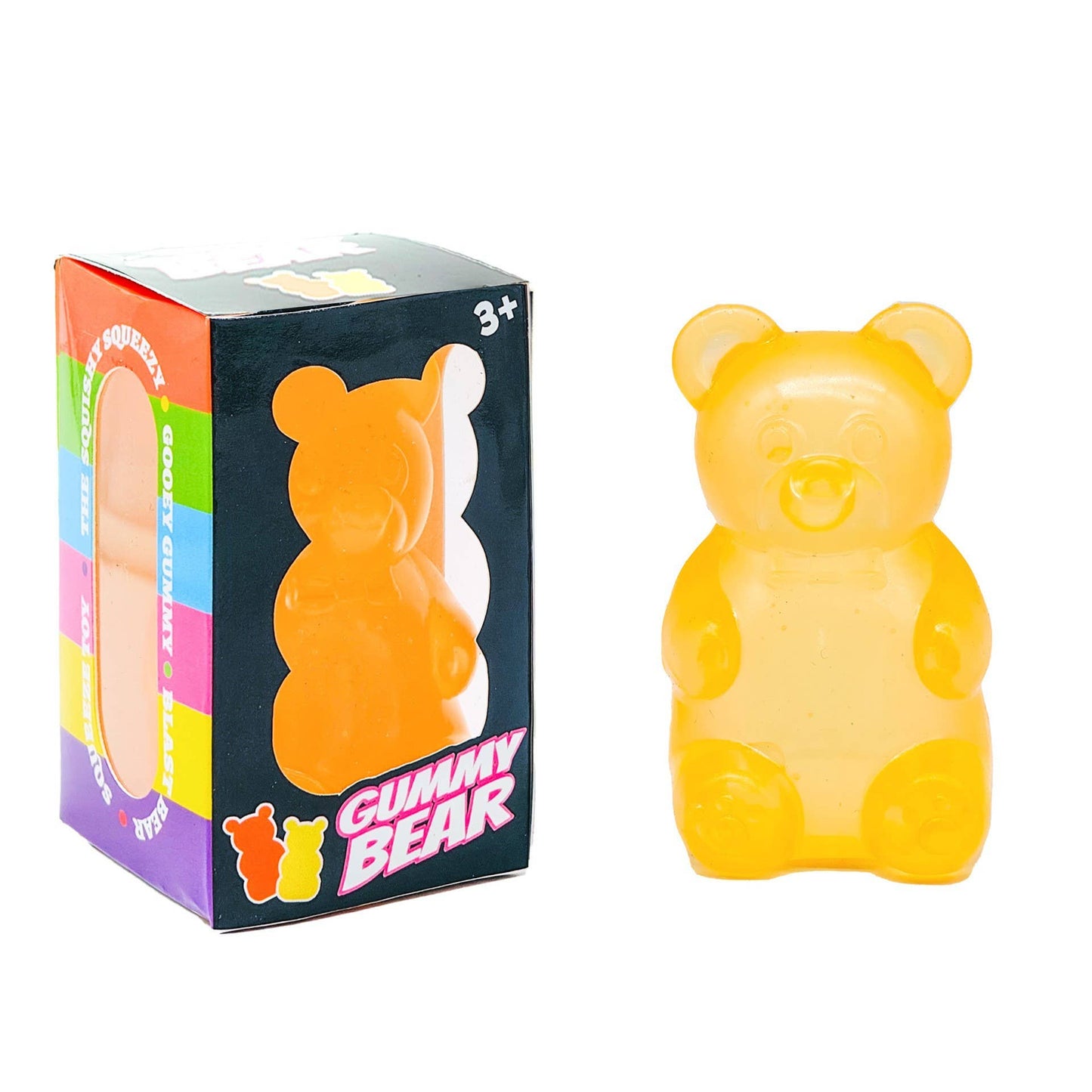 Gummy bear cute cat  Squishy fidget Toy Stress Relief Toy: Bunny / Blue