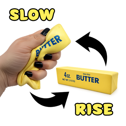 Fun Doh 6" Butter Stick Slow Rise Fidget Toy - 12/Display: Wholesale Price