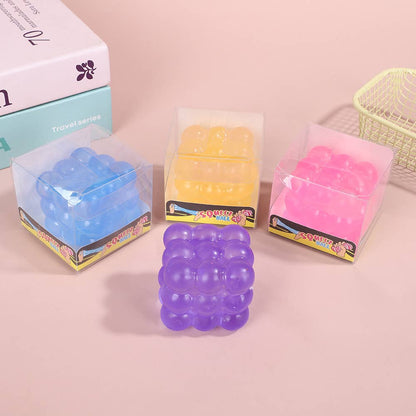 Maltose Cube Squeeze Toy Stress Relief fidget Toy: Purple