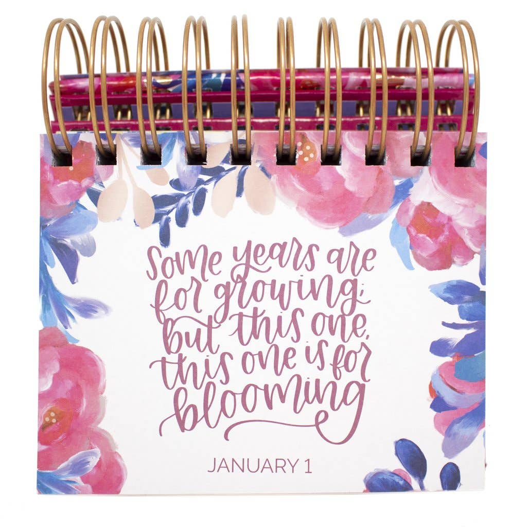 Handlettered Quotes Daily Desk Easel