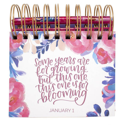 Handlettered Quotes Daily Desk Easel
