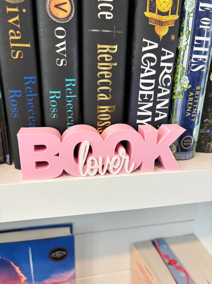 Book Lover Sign: Purple