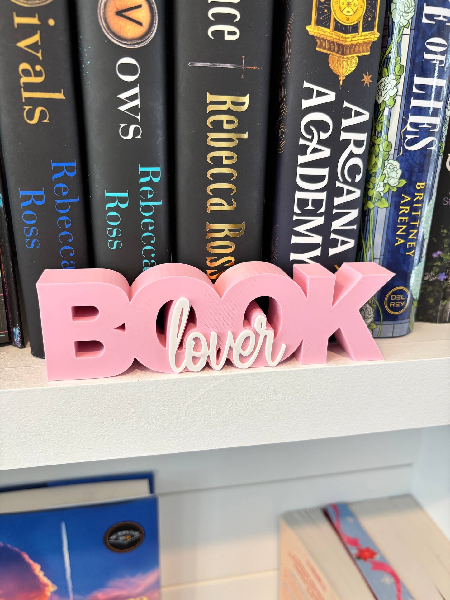 Book Lover Sign: Red