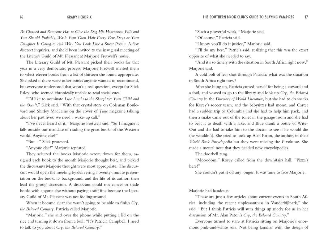 Southern Book Club's Guide to Slaying Vampires by Grady Hendrix