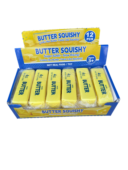 Butter Squishy Toy – Slow Rise (5.5”) MSUSB