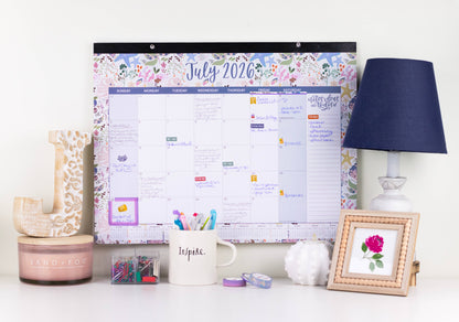 2026-27 Academic Desk & Wall Calendar - 21" x 16": Seasonal