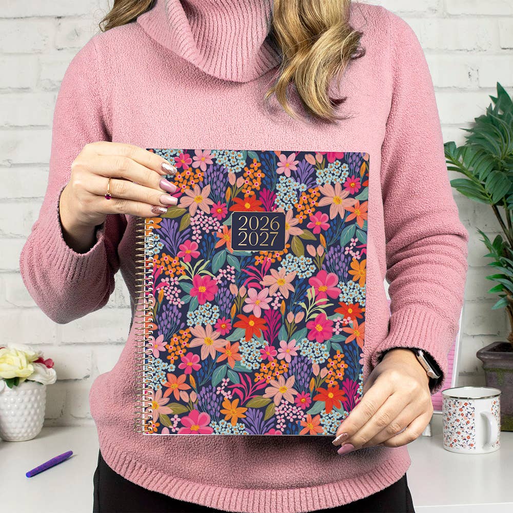 2026-27 Soft Cover Academic Planner, 8.5x11 Size: Coastal Calm
