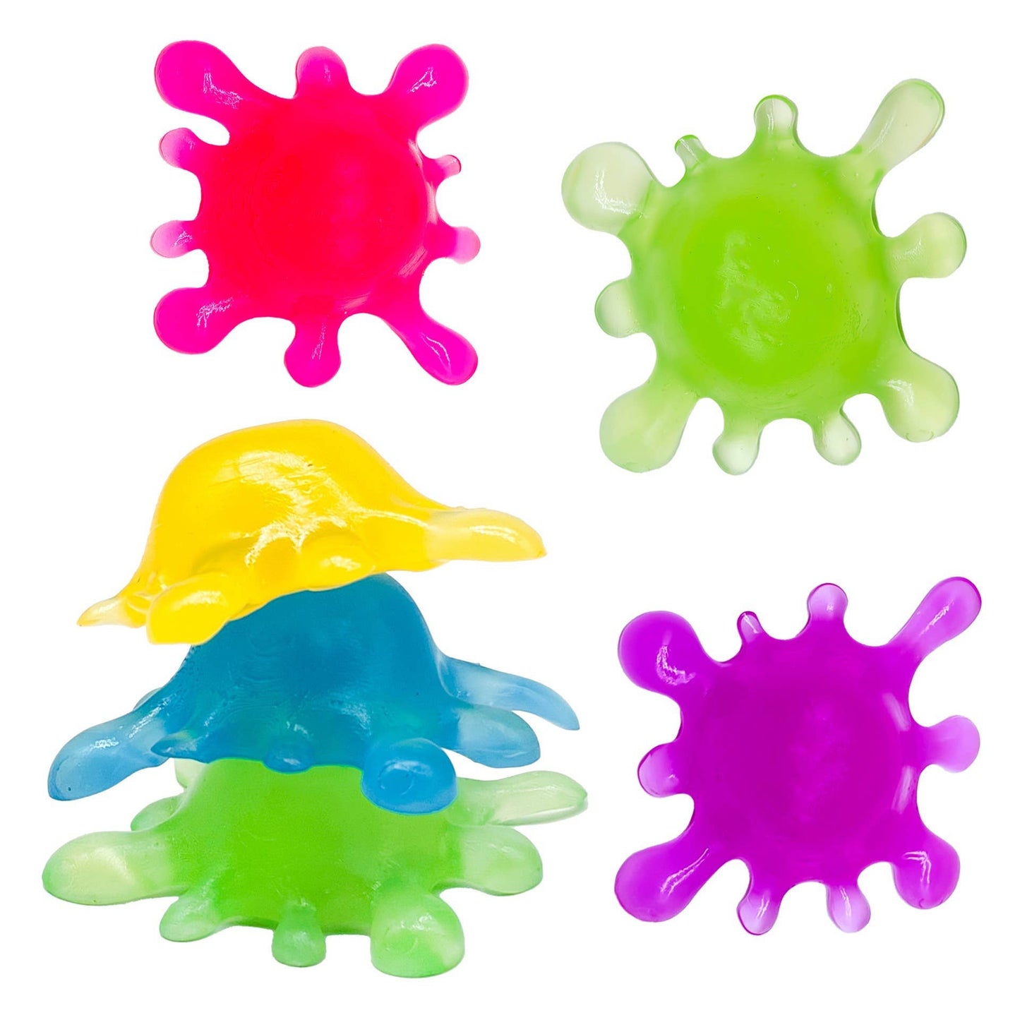 Virus-Shaped squishyToy stress relief ball: Purple