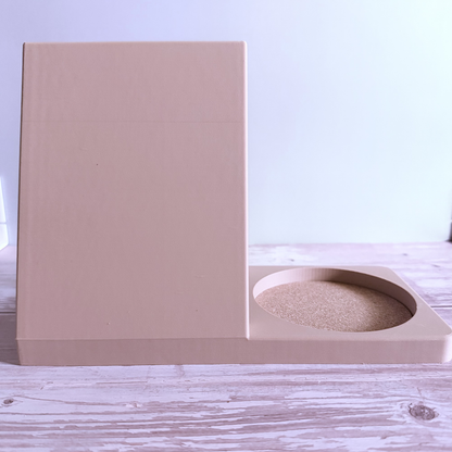 Book Stand Place Holder with Coaster