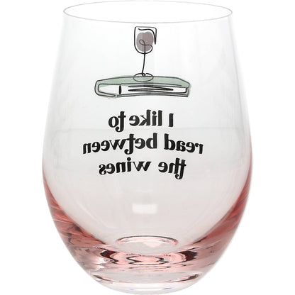 Between the Wines - 18 oz Stemless Wine Glass