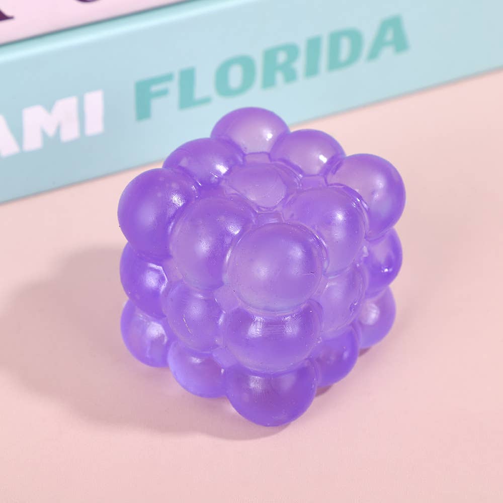 Maltose Cube Squeeze Toy Stress Relief fidget Toy: Purple