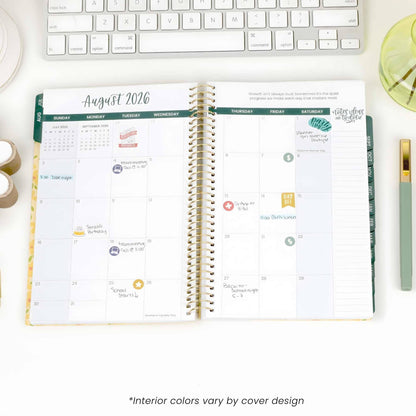2026-2027 Soft Cover Academic Planner - 5" x 8" size: Coastal Calm