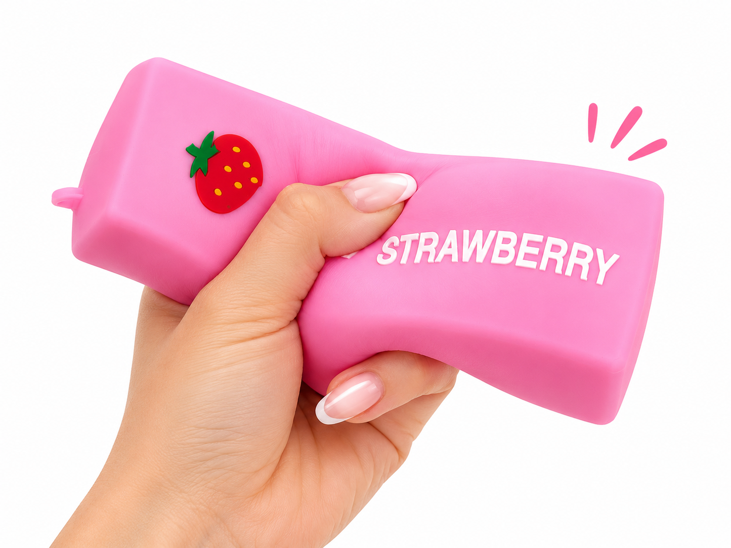 Strawberry Butter Squishy – Dough Filled Stress Toy MSS6