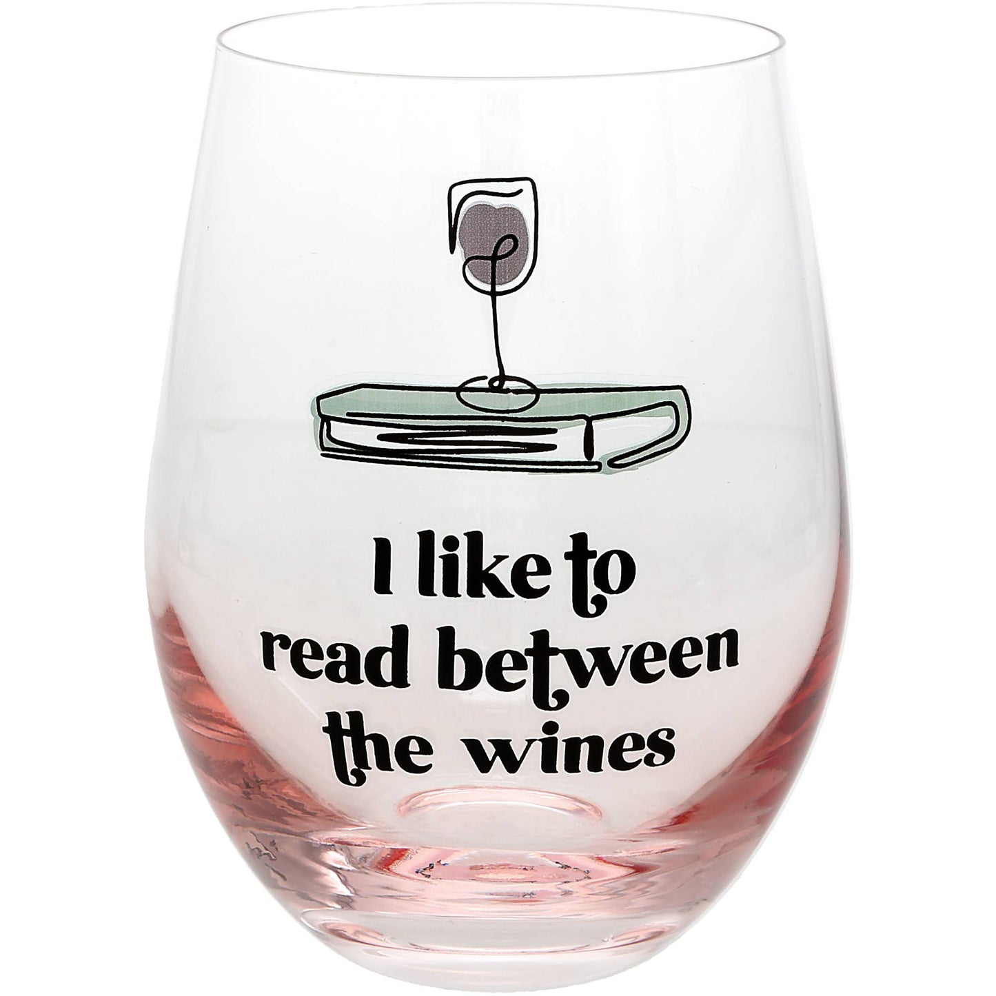 Between the Wines - 18 oz Stemless Wine Glass