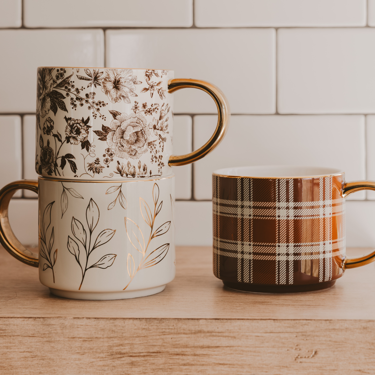 Brown Delft Coffee Mug - Fall Decor & Gifts