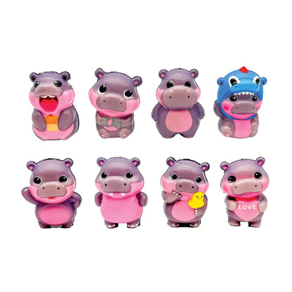 MINI BABY HIPPO SQUISHIES     24/BAG