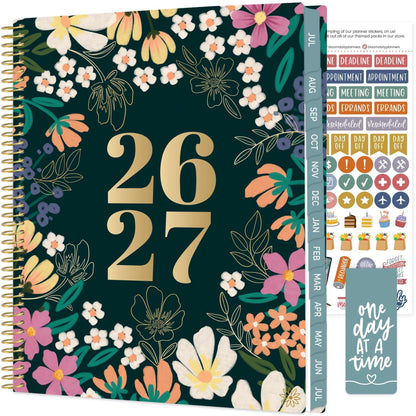 2026-27 Soft Cover Academic Planner, 8.5x11 Size: Midnight Sky